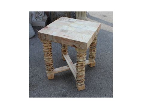 Pareja de mesas artesanales de madera españolas