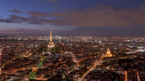 Paris Night Timelapse Free Stock Footage | Motion Places