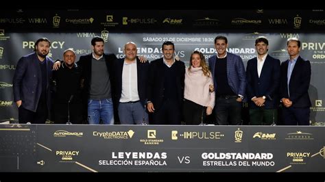 Partido entre las Leyendas de la Selección española y Gold ...