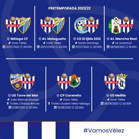 Partidos amistosos – Pretemporada  2021/22  | Vélez C.F.