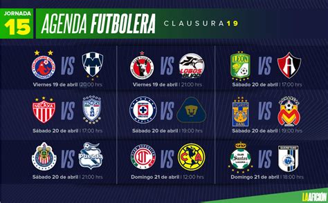 Partidos, fechas, horarios y dónde ver la Liga MX; Jornada 15