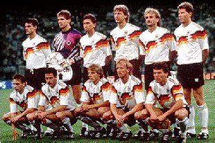 Pasión por el fútbol: Alineaciones Históricas. Alemania 1990