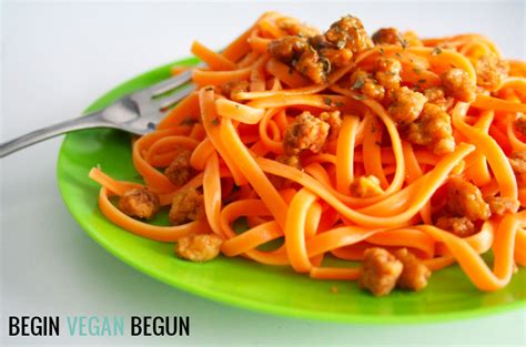 pasta con soja texturizada | begin Vegan begun