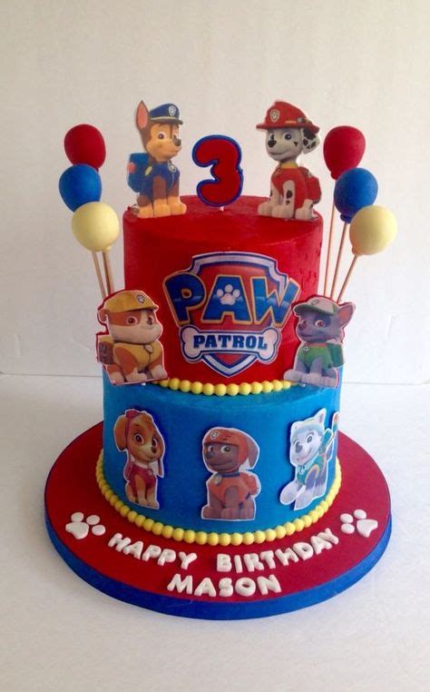 Pasteles para celebración de Paw Patrol | Fiestas de cumpleaños para ...