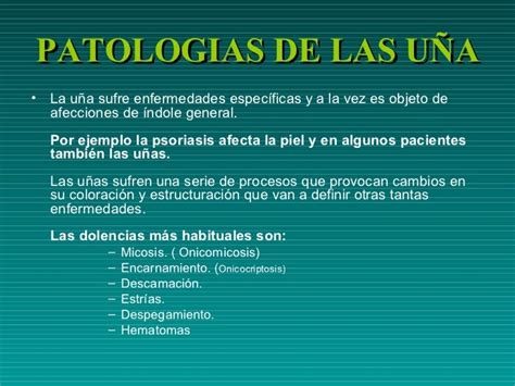 Patologias De UñAs Y Pies