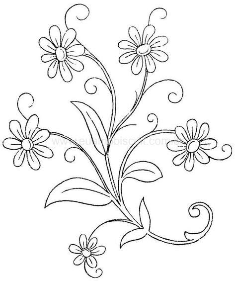 patrones para bordar flores mano   Buscar con Google: | Patrones de ...