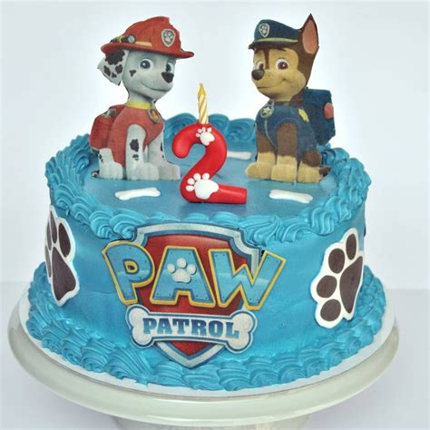 Patrulla Canina Cake, Cumpleaños de Michael. Pastel de la patrulla ...