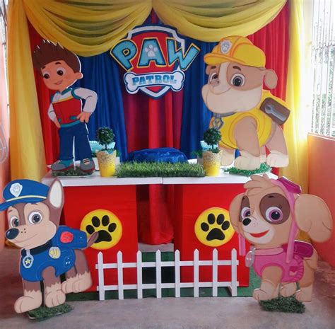 Patrulla canina | Decoración de fiestas infantiles, Fiesta infantil paw ...
