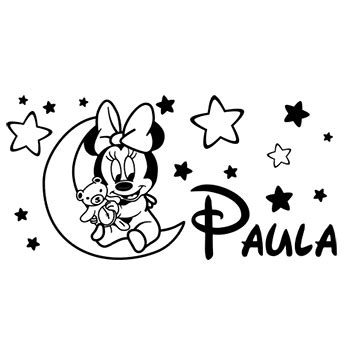 Paula en la luna con estrellas | Dqcolor.es