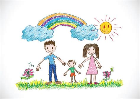 Pautas para interpretar el dibujo infantil sobre la familia | Dibujos ...