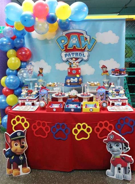 paw patrol birthday party ideas | Paw party, Paw patrol birthday ...