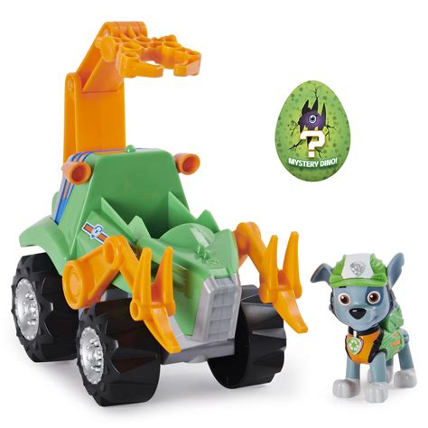 PAW Patrol, Dino Rescue Rocky’s Deluxe Rev Up Vehicle with ...