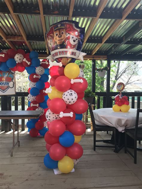 Paw patrol party ideas | Balloon decorations, Paw patrol party, Balloons