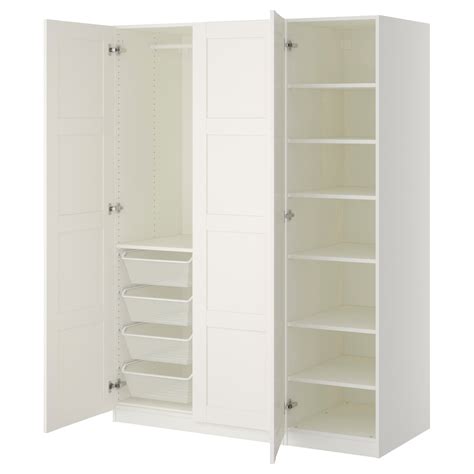 PAX Armario, blanco, Bergsbo blanco, 150x60x201 cm IKEA
