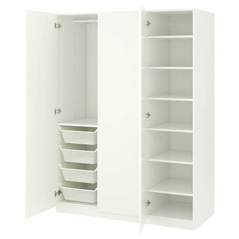 PAX Armario, blanco, Forsand blanco 150x60x201 cm IKEA