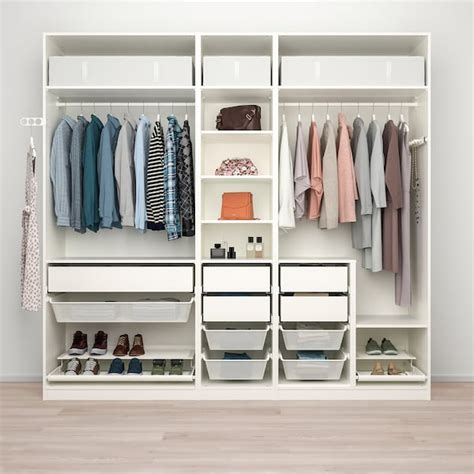PAX Combinação de roupeiro, branco, 250x58x236 cm   IKEA