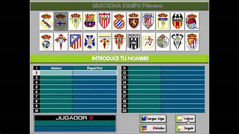 PC Fútbol 4.0  1995    PC   Liga Completa comentada en ...