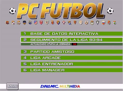PC Fútbol   Los mejores juegos del manager deportivo ...