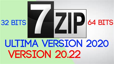 PC Software Oficial: Descargar 7 Zip 20.22 [Ultima Version 2020] Full ...