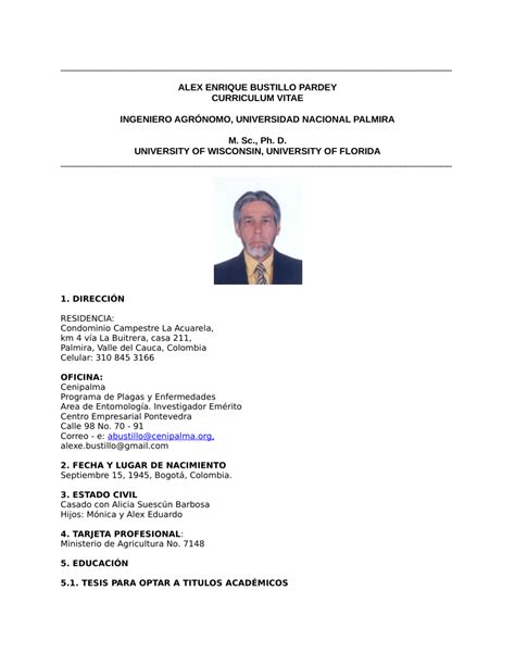 PDF  1. HOJA DE VIDA ALEX BUSTILLO Febrero 15, 2021