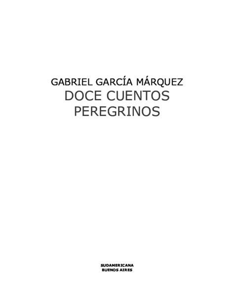 PDF  12 Cuentos Peregrinos | Luis Fernando Quintero   Academia.edu