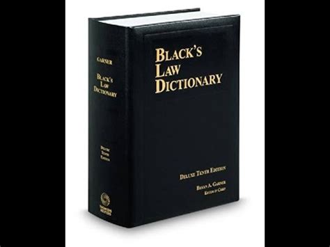 [ PDF ] BLACK S LAW DICTIONARY; DELUXE 10TH EDITION   YouTube