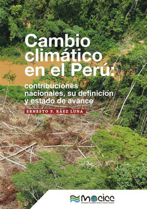 PDF  Cambio Climático en el Perú: contribuciones ...