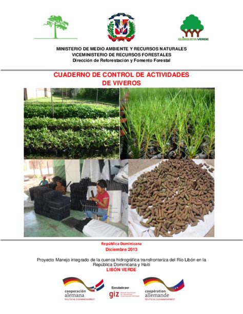 PDF  Cuaderno para registro de actividades en Viveros Forestales ...