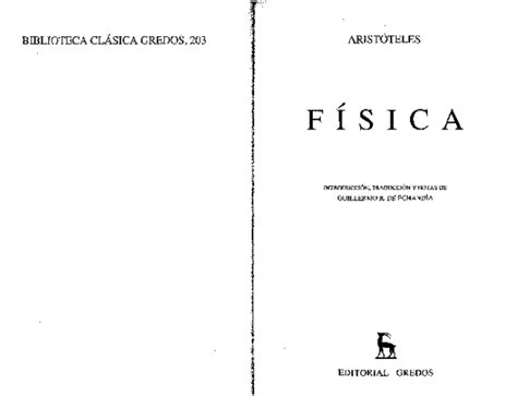 PDF  Física  Aristóteles | Fer Fernando   Academia.edu