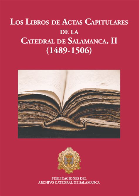 PDF  Los libros de actas capitulares de la Catedral de ...