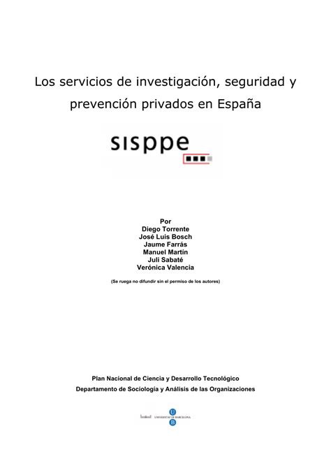 PDF  Los servicios de investigación, seguridad y ...