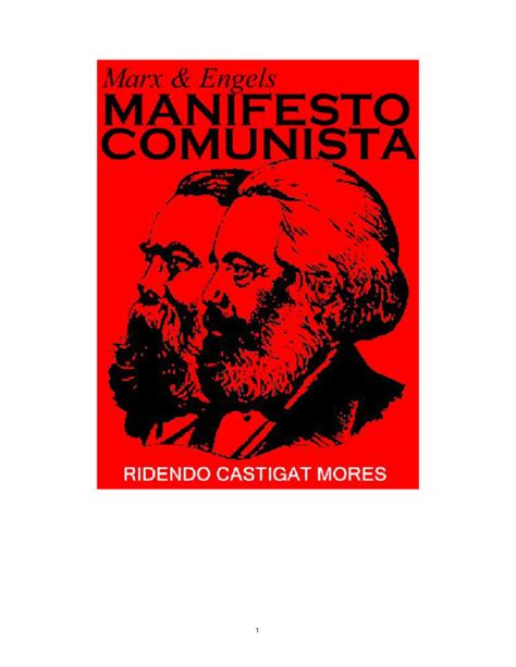 PDF  O Manifesto Comunista   Friedrich Engels e Karl Marx | Wagner ...