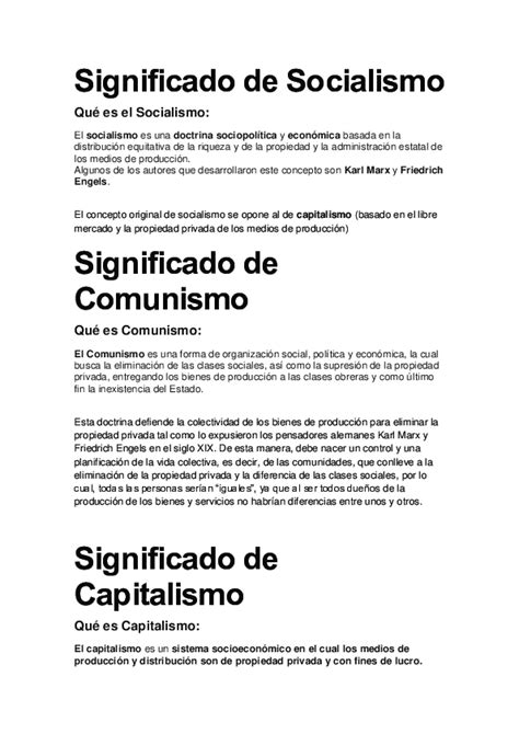 PDF  Significado de Socialismo | Karla Elizabeth Muñoz Velázquez ...