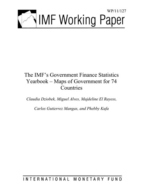 PDF  The IMF’s Government Finance Statistics Yearbook ...