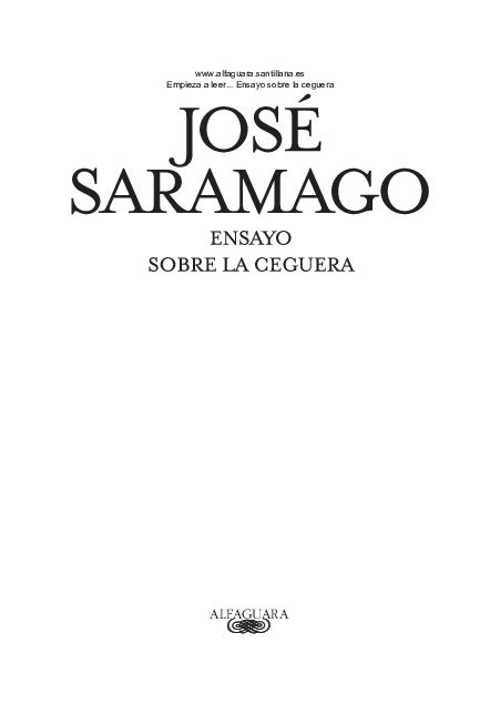PDF  www.alfaguara.santillana.es Empieza a leer... Ensayo ...