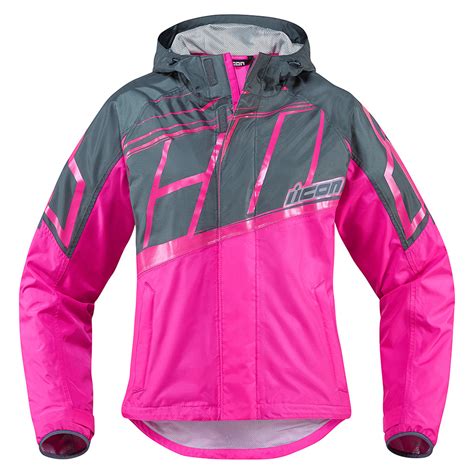 PDX 2 Waterproof   Pink | Jackets | Icon Motosports   Ride ...