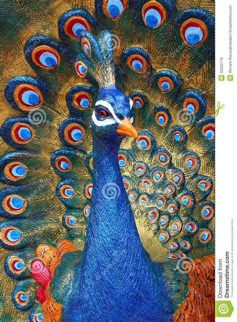 Peacock sculpture stock photo. Image of pearl, travel ...