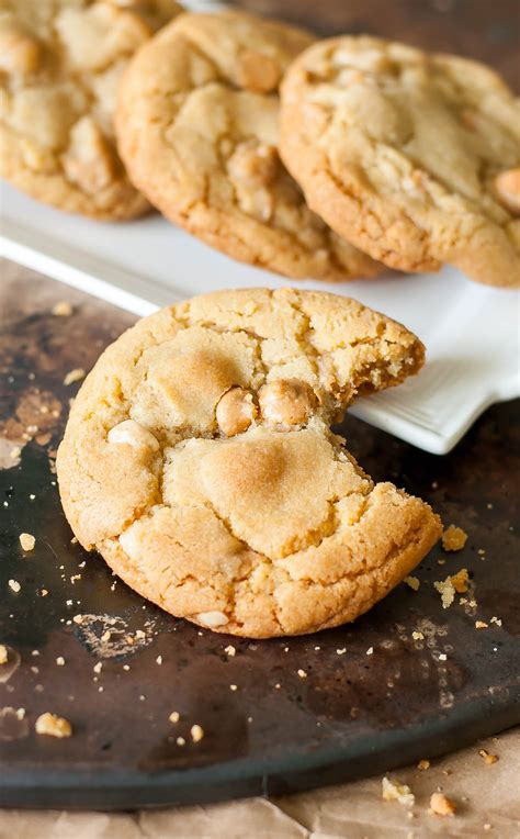 Peanut Butter Macadamia Nut White Chocolate Cookies