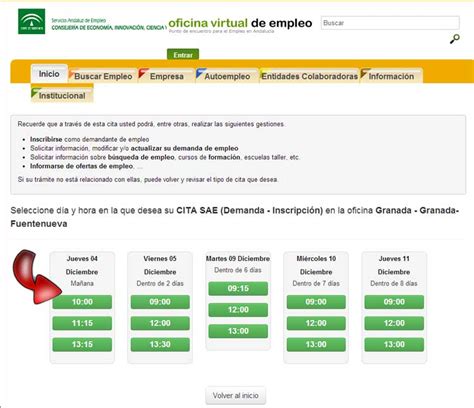 Pedir Cita Oficina De Empleo