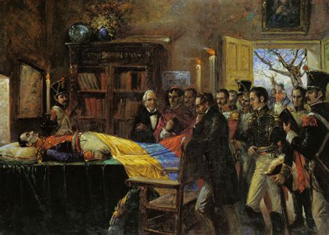 Pedro Quijano. Muerte del Libertador Simón Bolívar  Óleo ...