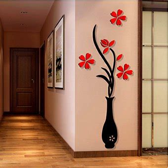 Pegatina Acrílica 3D Diseño Floral para Paredes|Linio ...