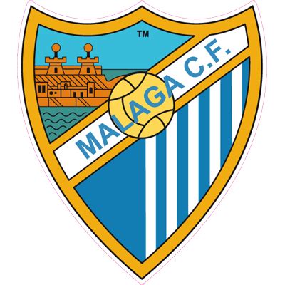Pegatina escudo fútbol Málaga