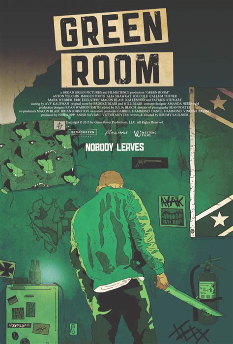 Película: Green Room  2015    Sala Verde / Habitación ...
