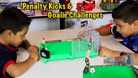 Penalty kicks and Goalie Challenges with Tabletop Shootout ...