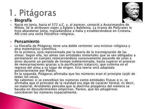 Pensamiento Filosofico De Pitagoras   Gufa