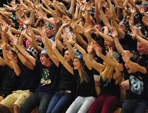 Pep rally strong for first home football game – Hagerty ...