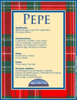 Pepe   Significado del nombre Pepe