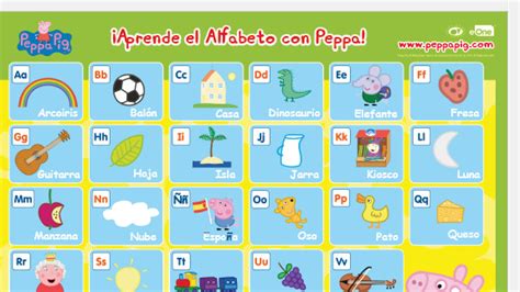 Peppa Pig: el juego en español para aprender el alfabeto ...