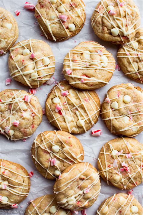 Peppermint White Chocolate Cookies | Sally s Baking Addiction