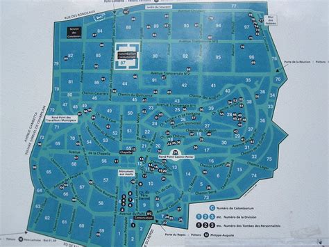 Père Lachaise Cemetery Map | Flickr   Photo Sharing!